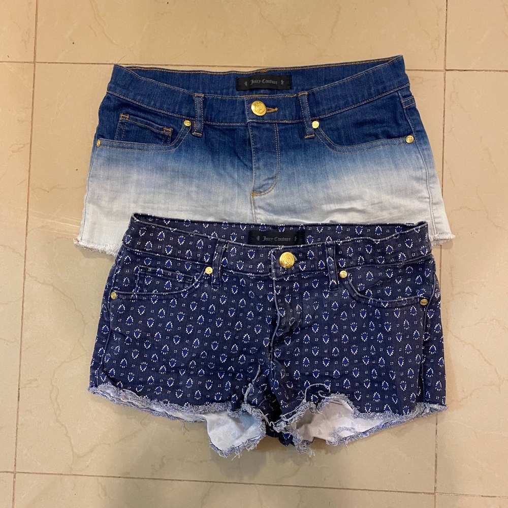 Juicy Couture Shorts bundle sz 25